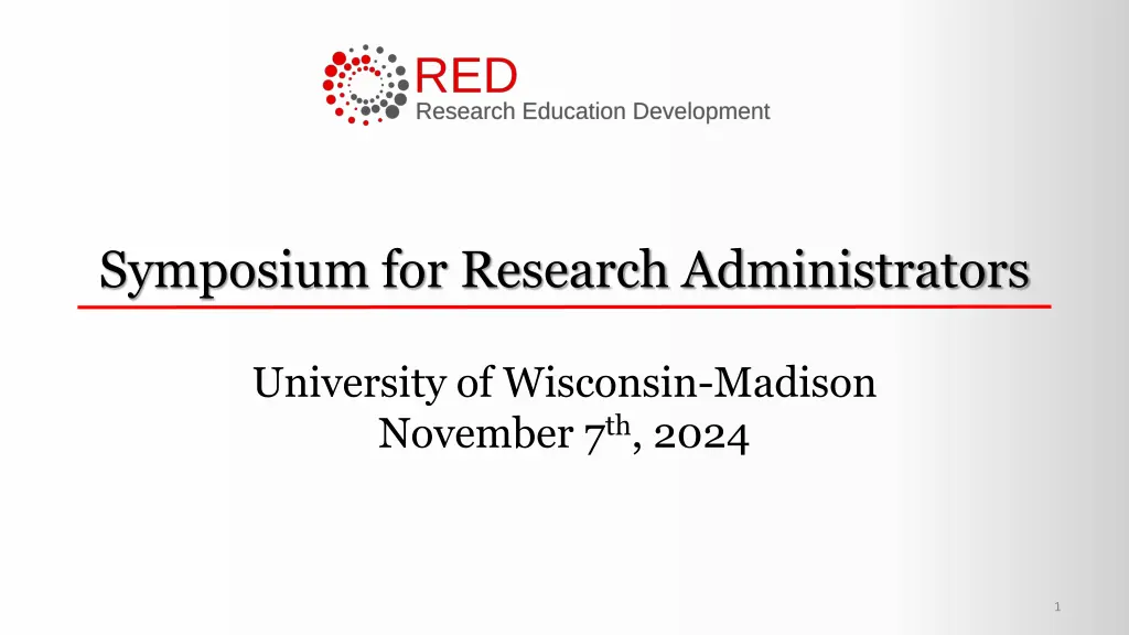 symposium for research administrators n.w