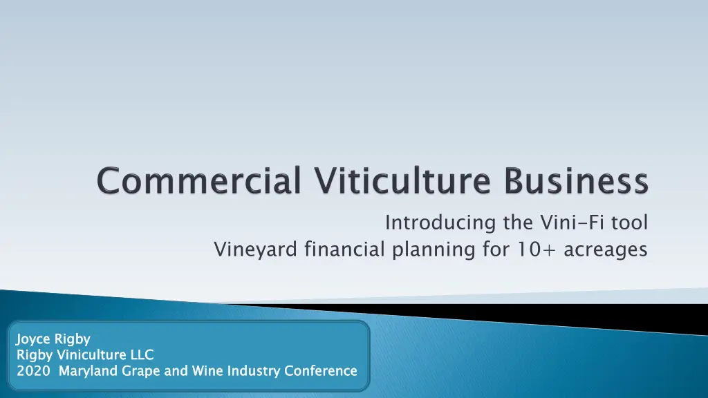 introducing the vini fi tool n.w