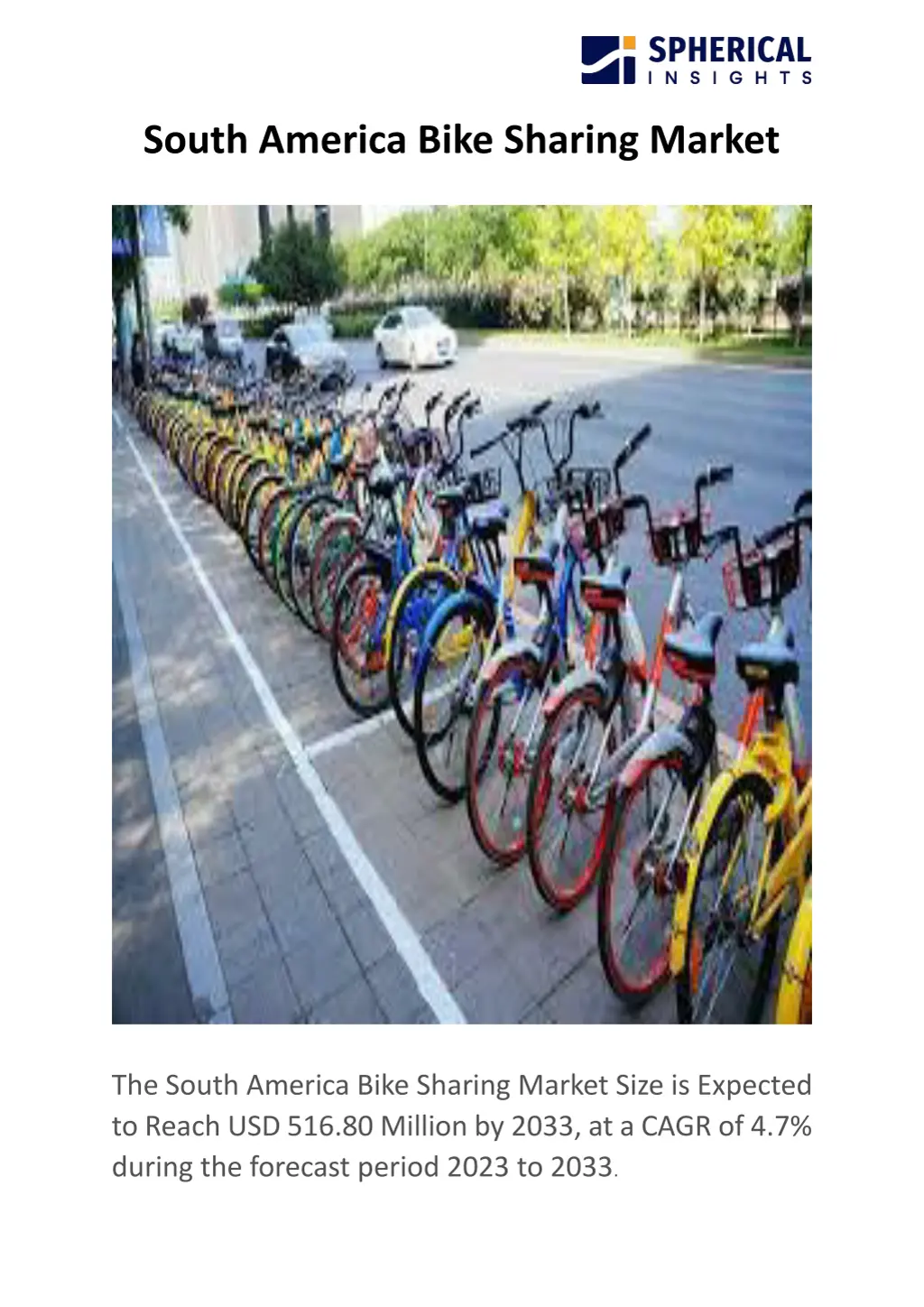 south america bike sharing market n.