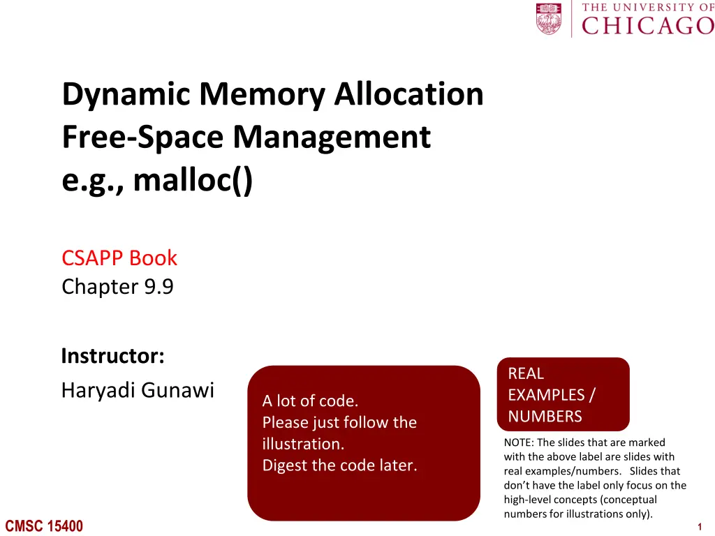 dynamic memory allocation free space management n.w