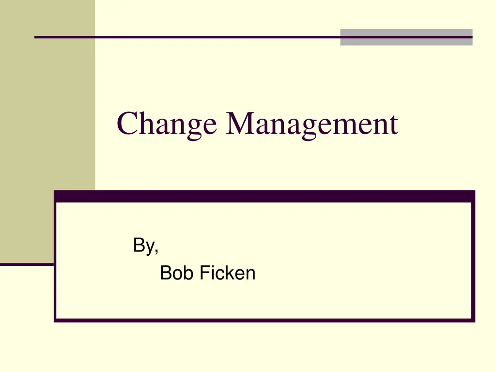 change management n.w