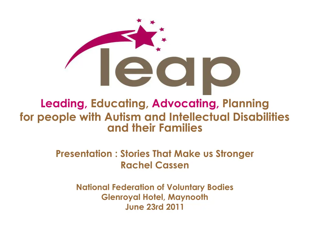 leading educating advocating planning for people n.w