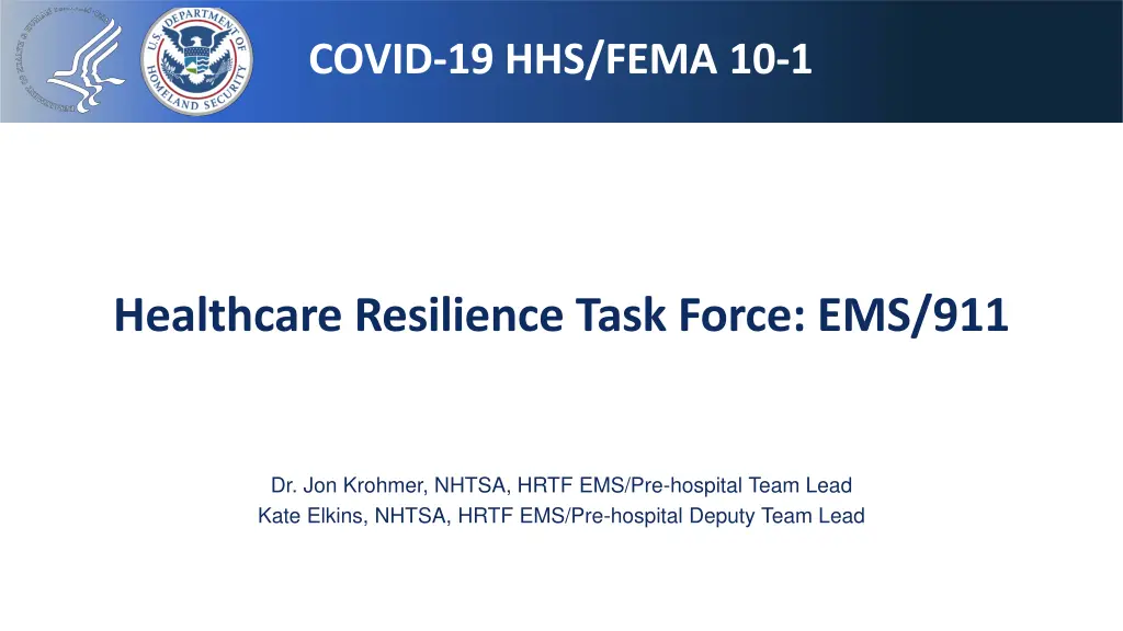 covid 19 hhs fema 10 1 n.w