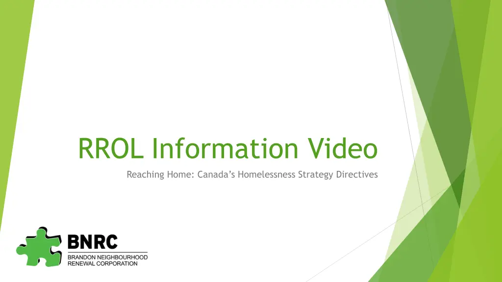 rrol information video reaching home canada n.w