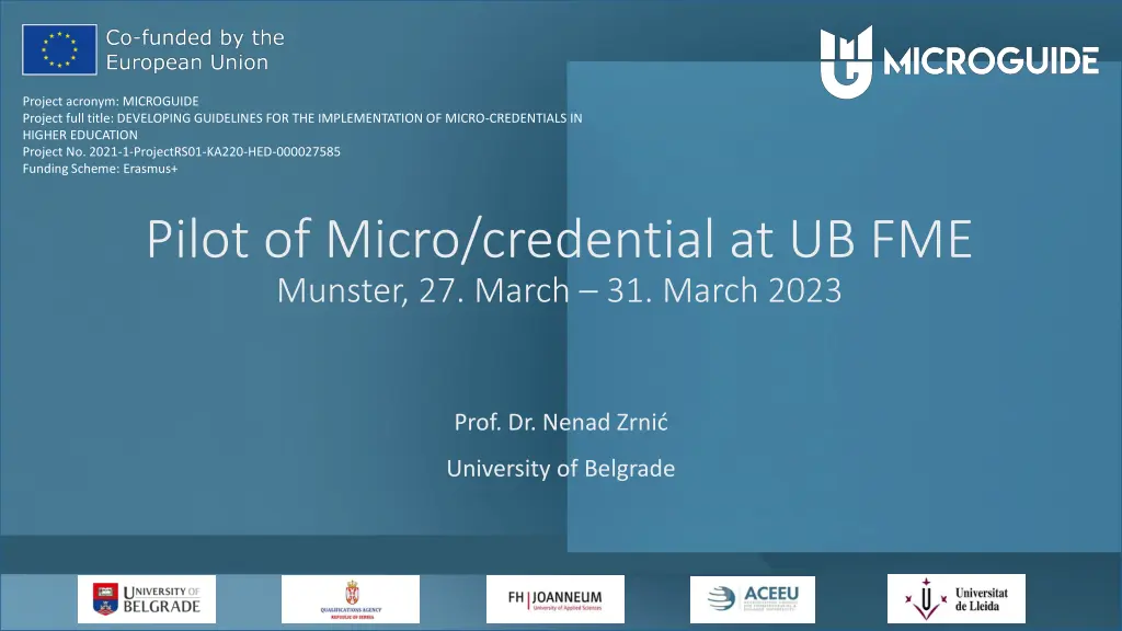 project acronym microguide project full title n.w