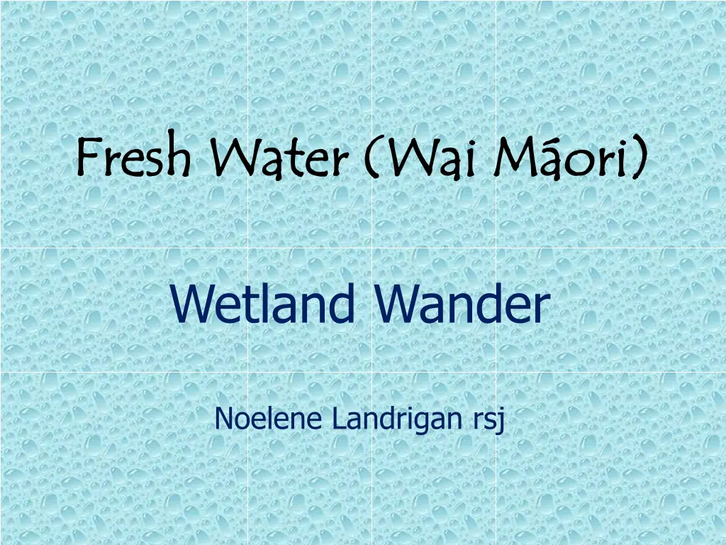 fresh water wai m ori fresh water wai m ori n.w