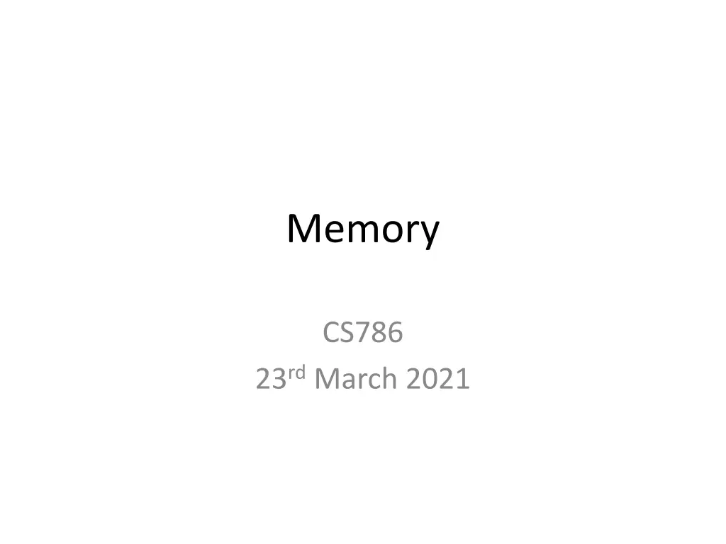 memory n.w