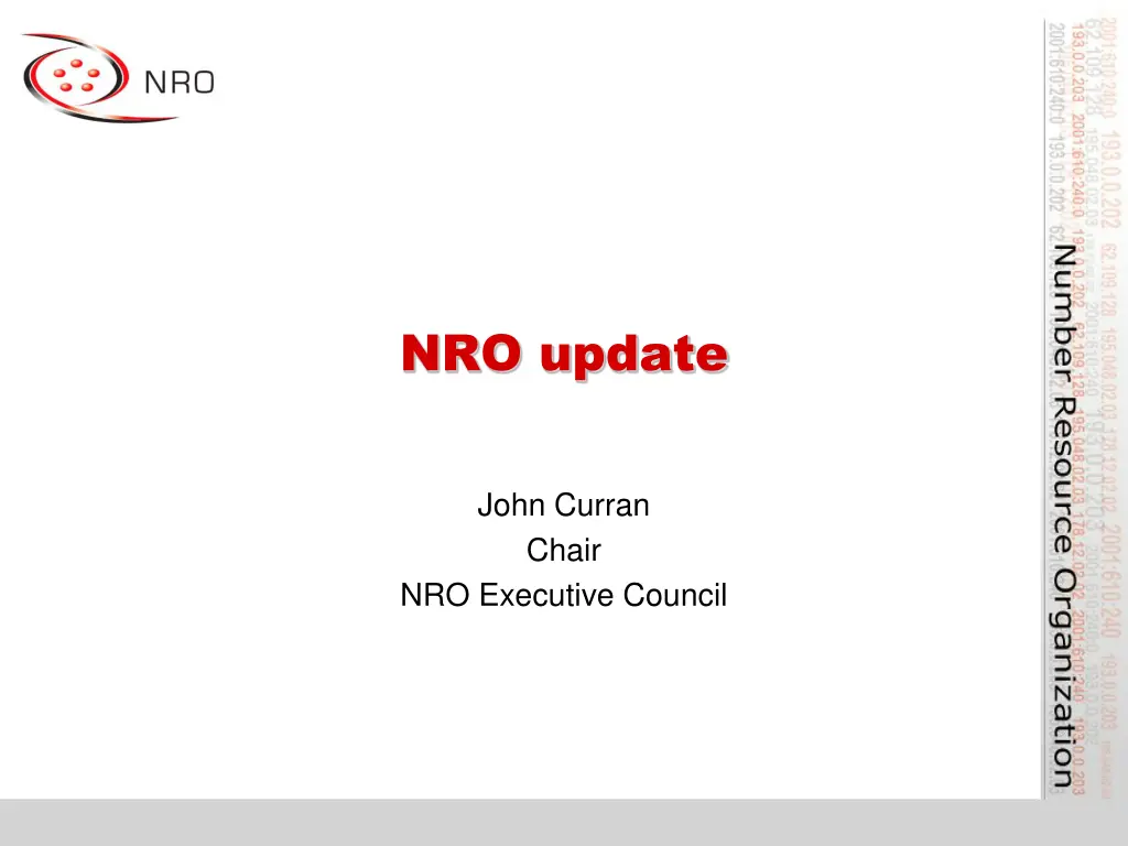 nro update n.w