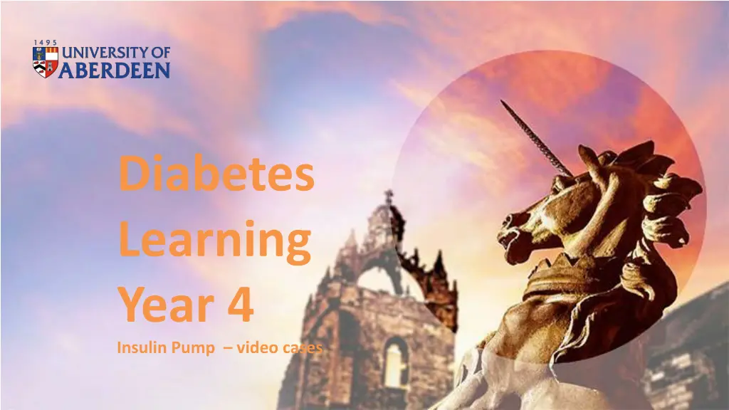 diabetes learning year 4 insulin pump video cases n.w