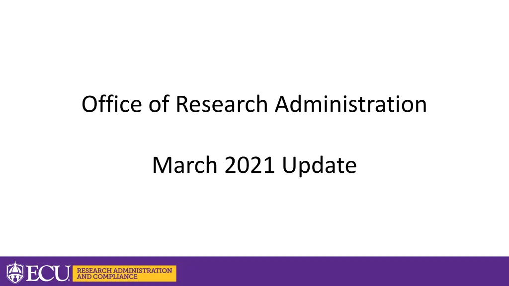 office of research administration n.w