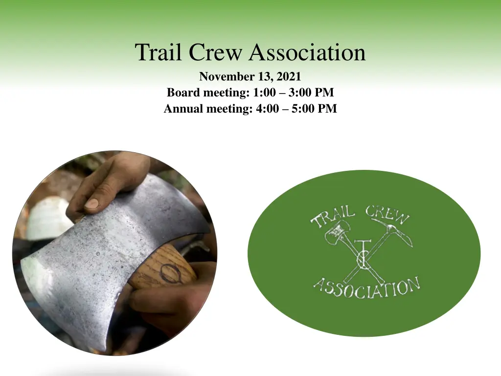 trail crew association november 13 2021 board n.w