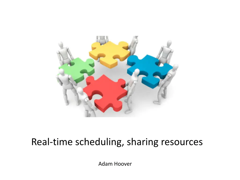 real time scheduling sharing resources n.w