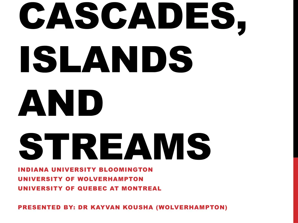 cascades islands and streams indiana university n.w
