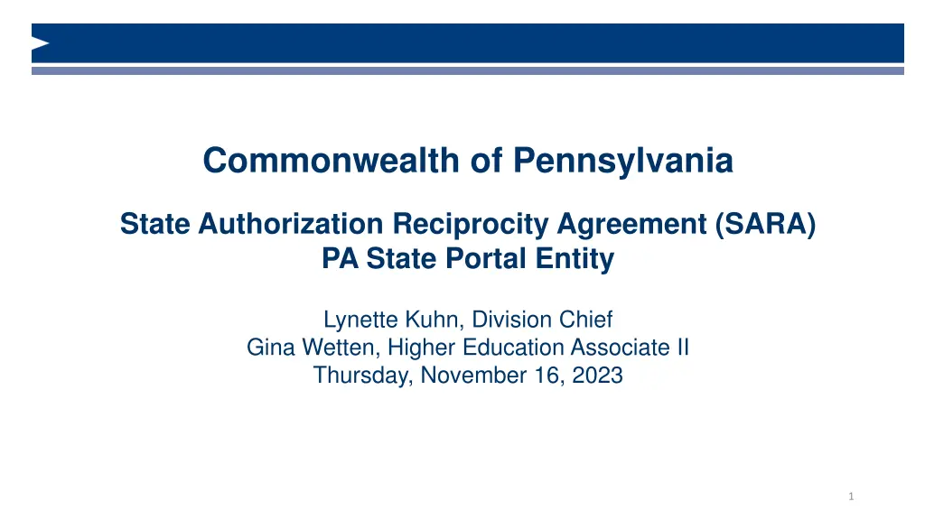 commonwealth of pennsylvania n.w