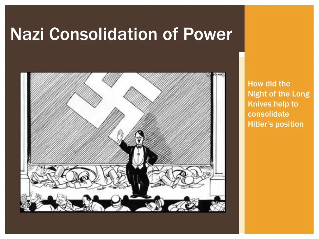 nazi consolidation of power n.w