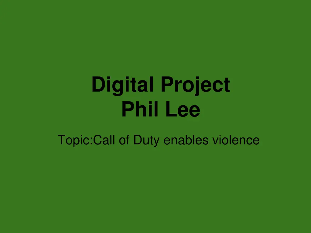 digital project phil lee n.w