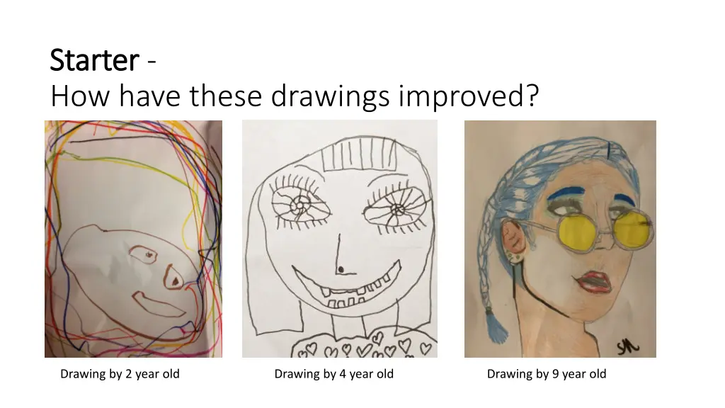 starter starter how have these drawings improved n.w