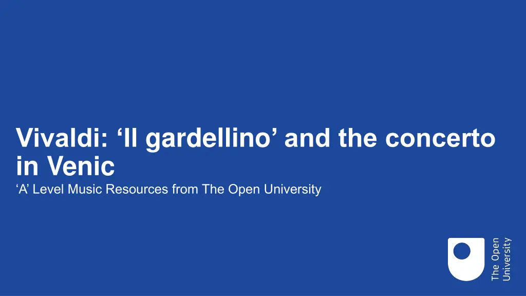 vivaldi il gardellino and the concerto in venic n.w