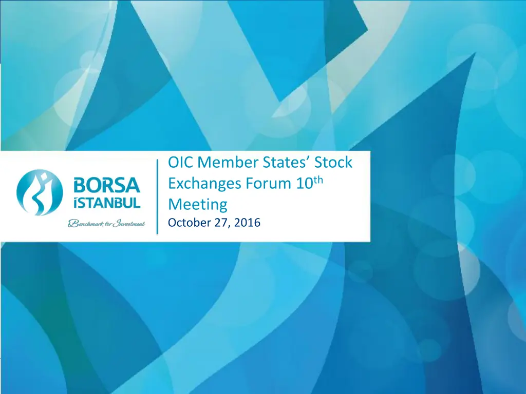 oic member states stock exchanges forum n.w
