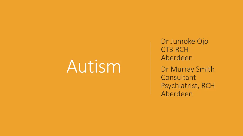 dr jumoke ojo ct3 rch aberdeen dr murray smith n.w