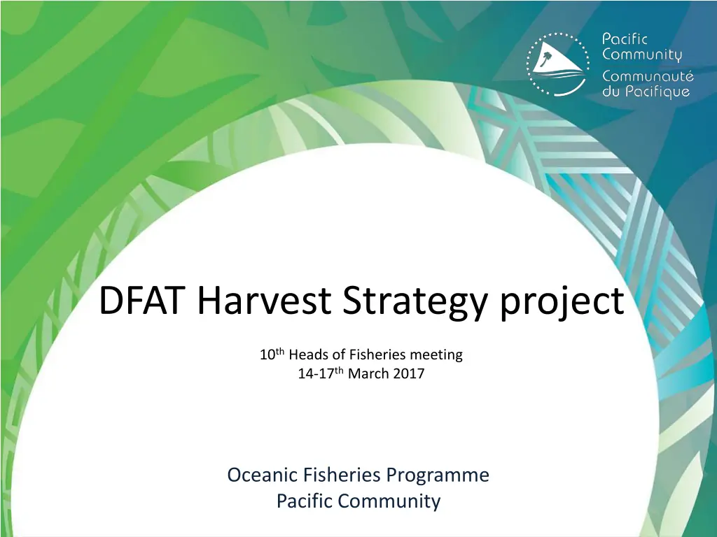dfat harvest strategy project n.w