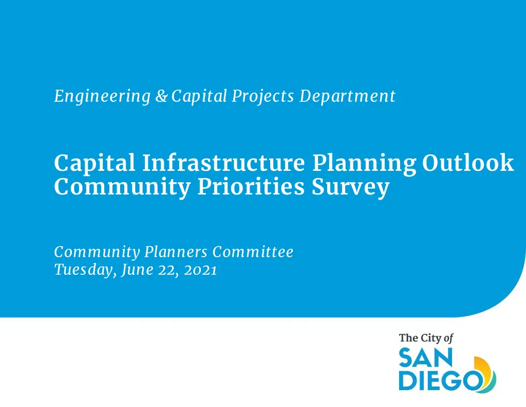 engineering capital projects department n.w