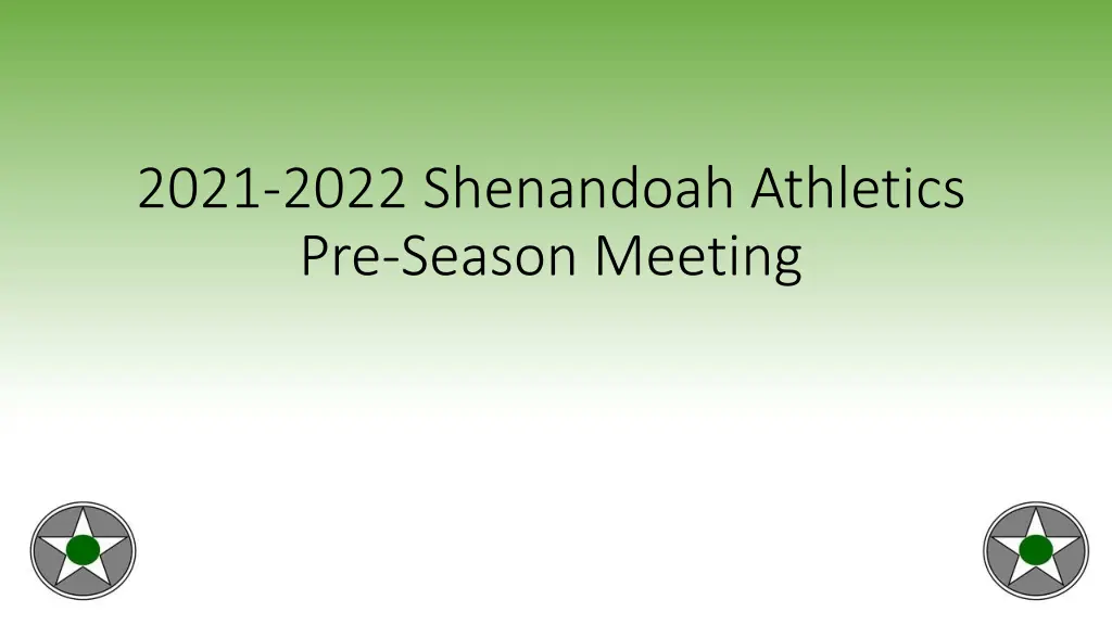 2021 2022 shenandoah athletics pre season meeting n.w