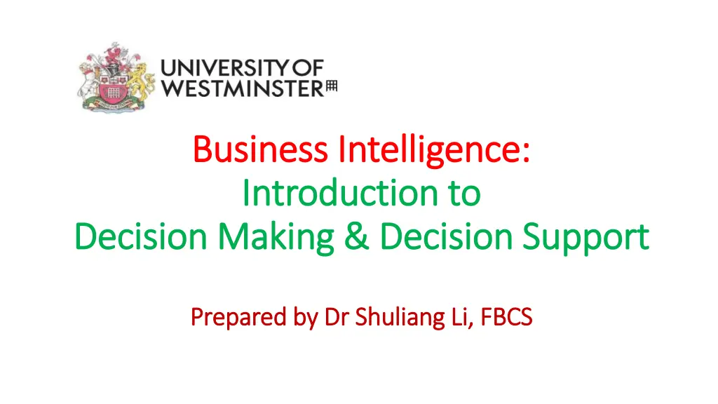business intelligence business intelligence n.w