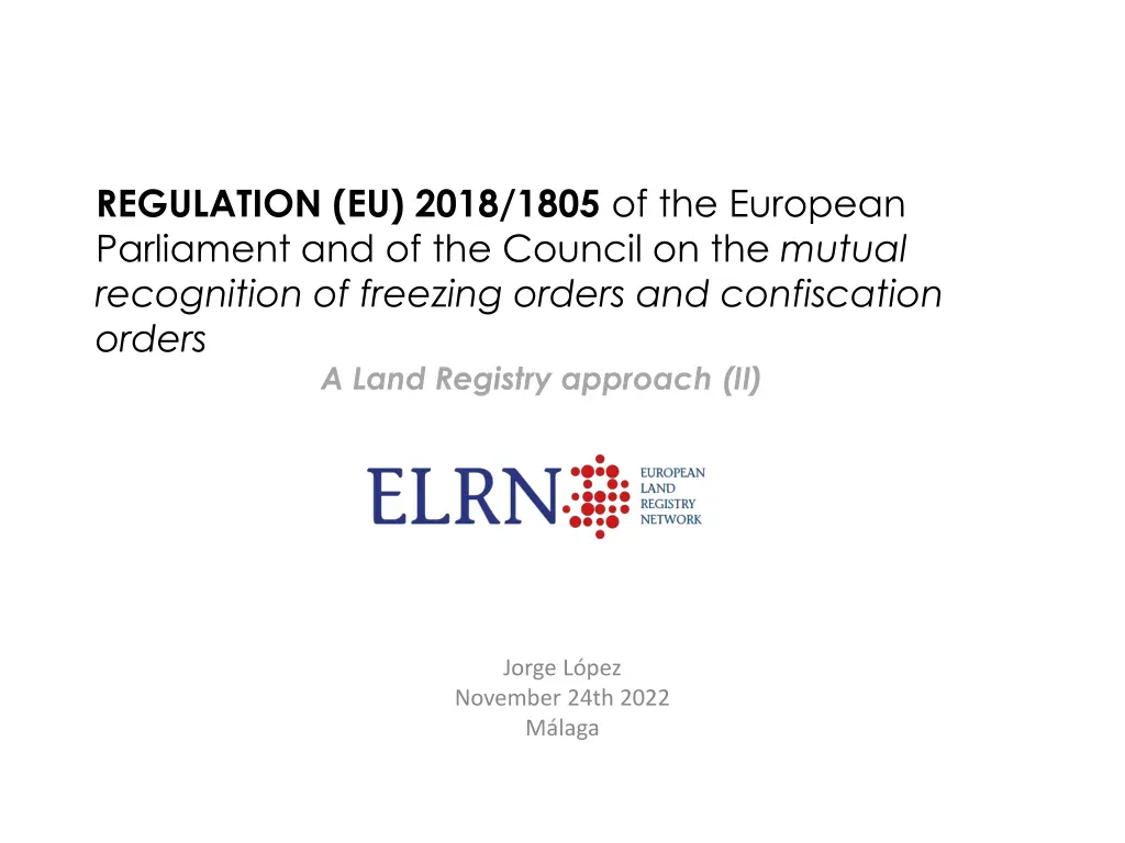 regulation eu 2018 1805 of the european n.w
