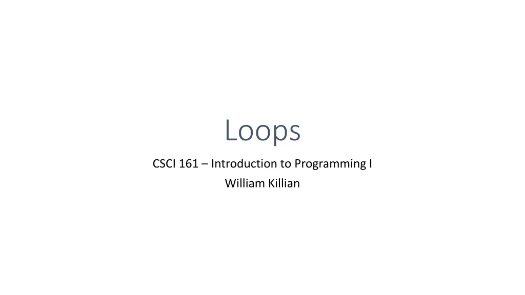 loops n.w
