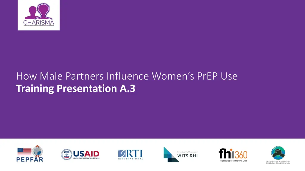 how male partners influence women s prep n.w