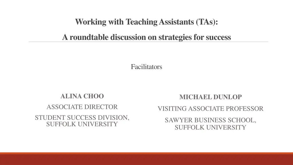 working with teaching assistants tas n.w
