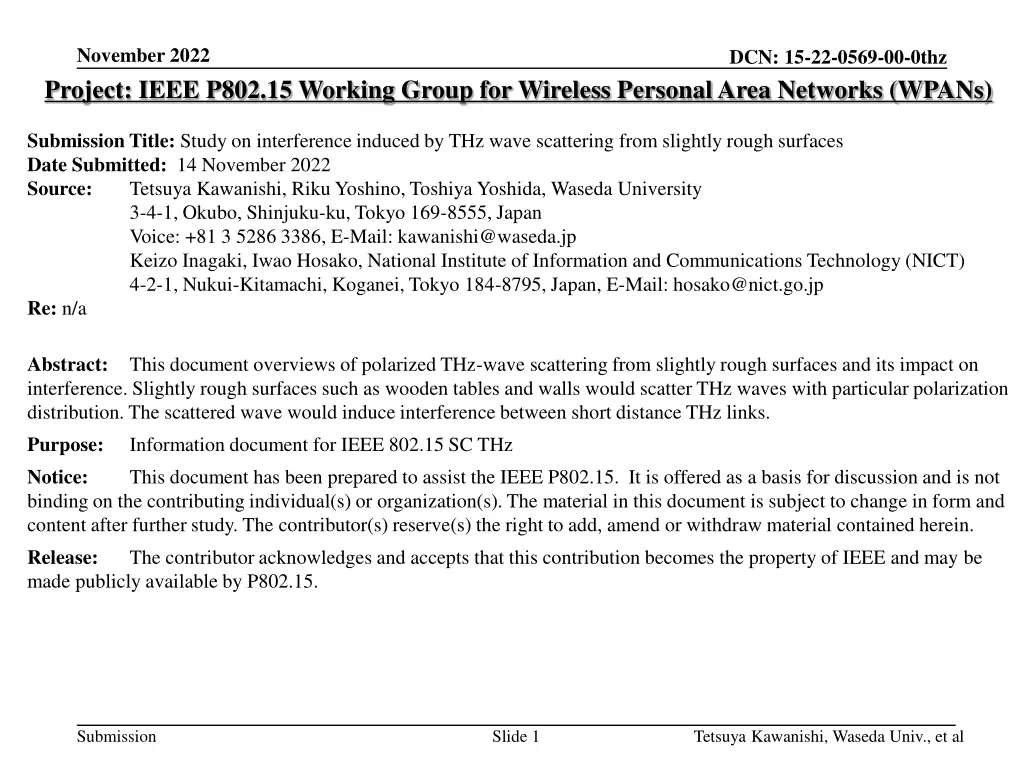november 2022 project ieee p802 15 working group n.w