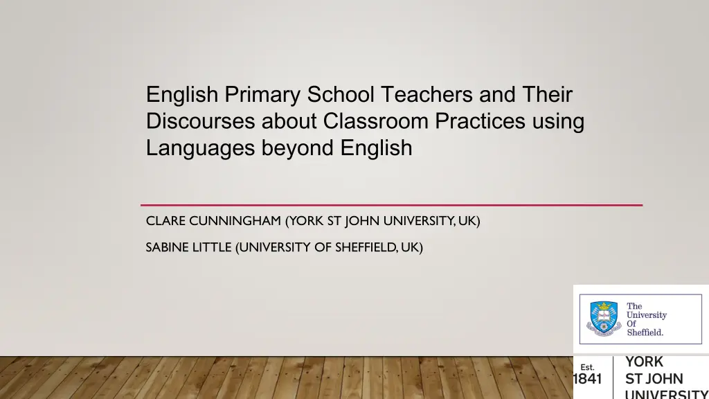 english primary school teachers and their n.w