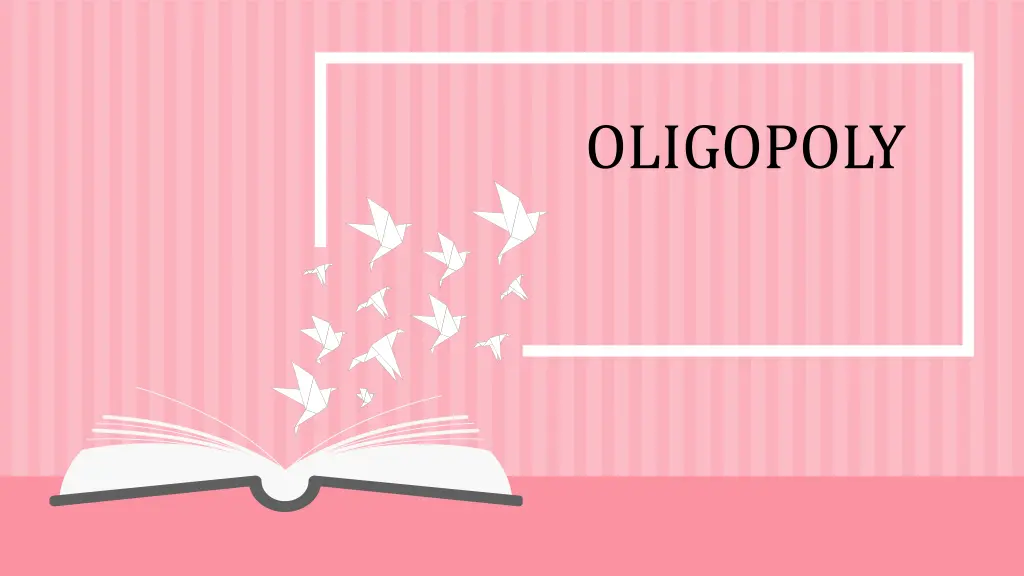 oligopoly n.w