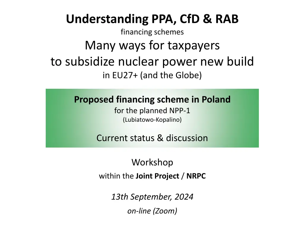 understanding ppa cfd rab financing schemes many n.w