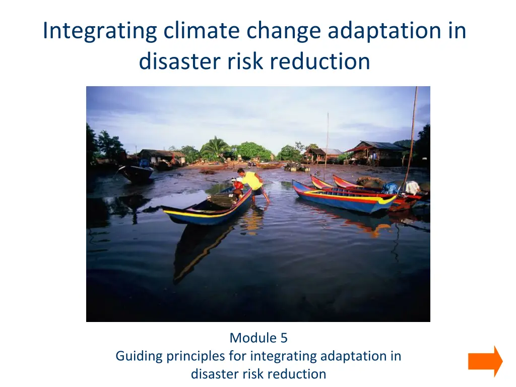 integrating climate change adaptation in disaster n.w