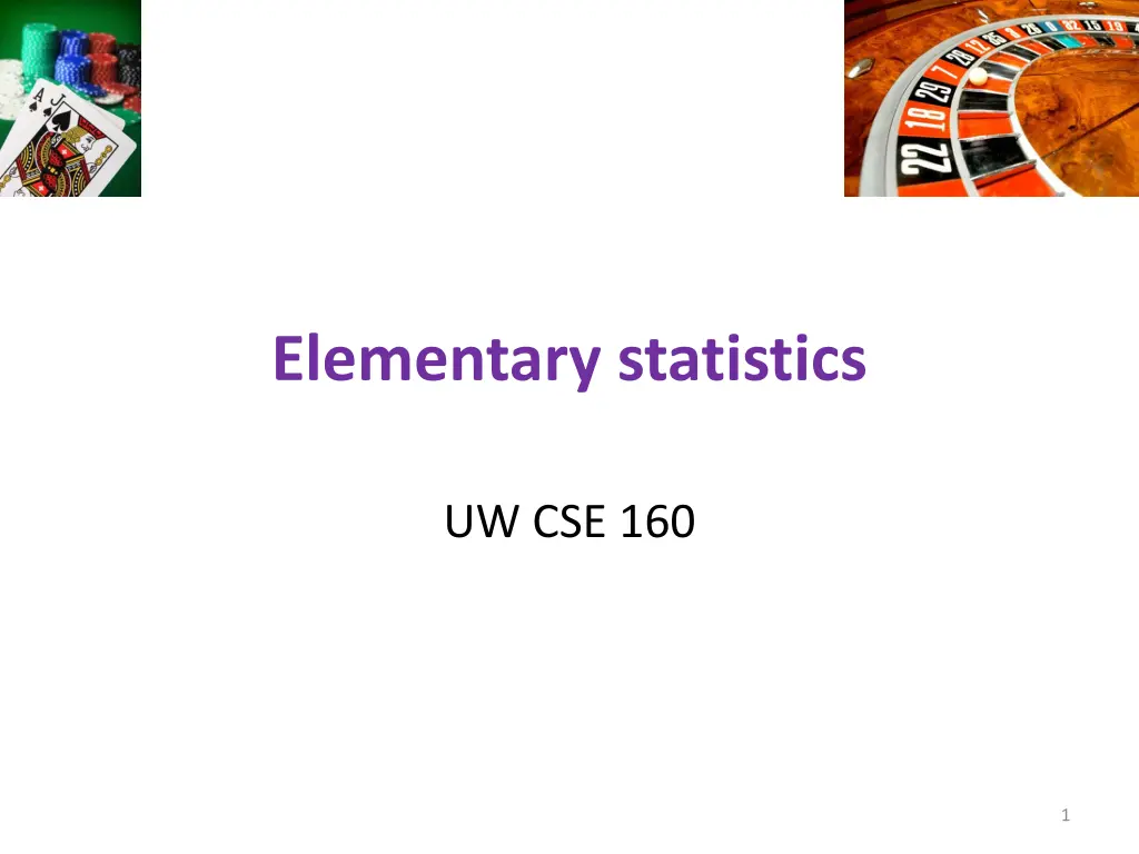 elementary statistics n.w
