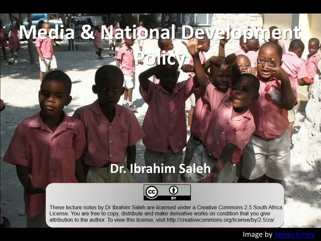 media national development policy n.w