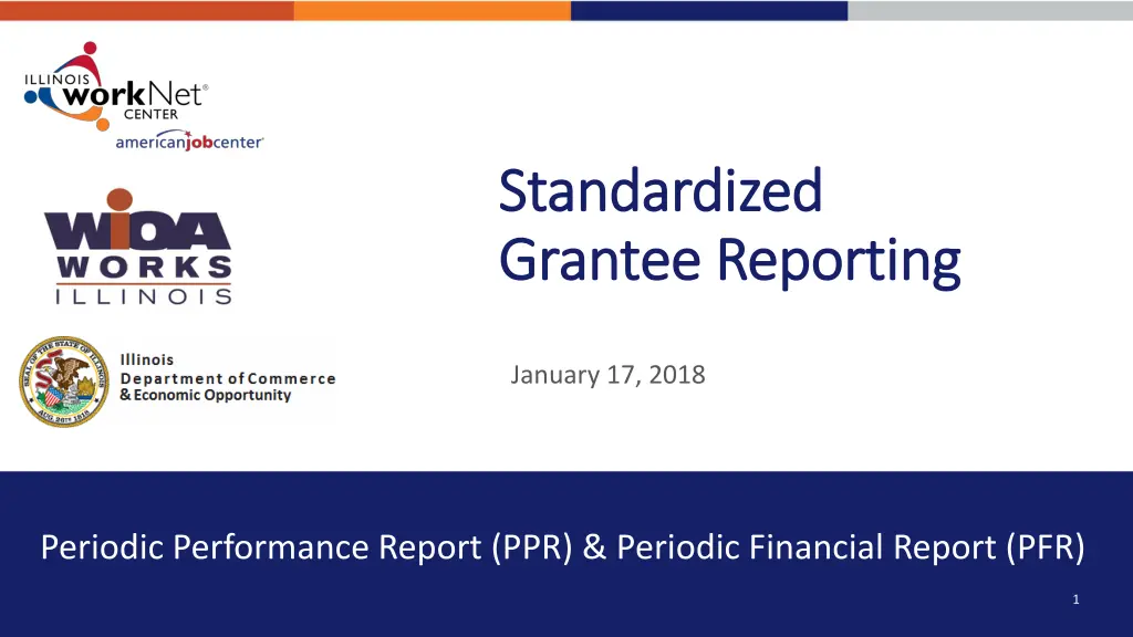 standardized standardized grantee reporting n.w