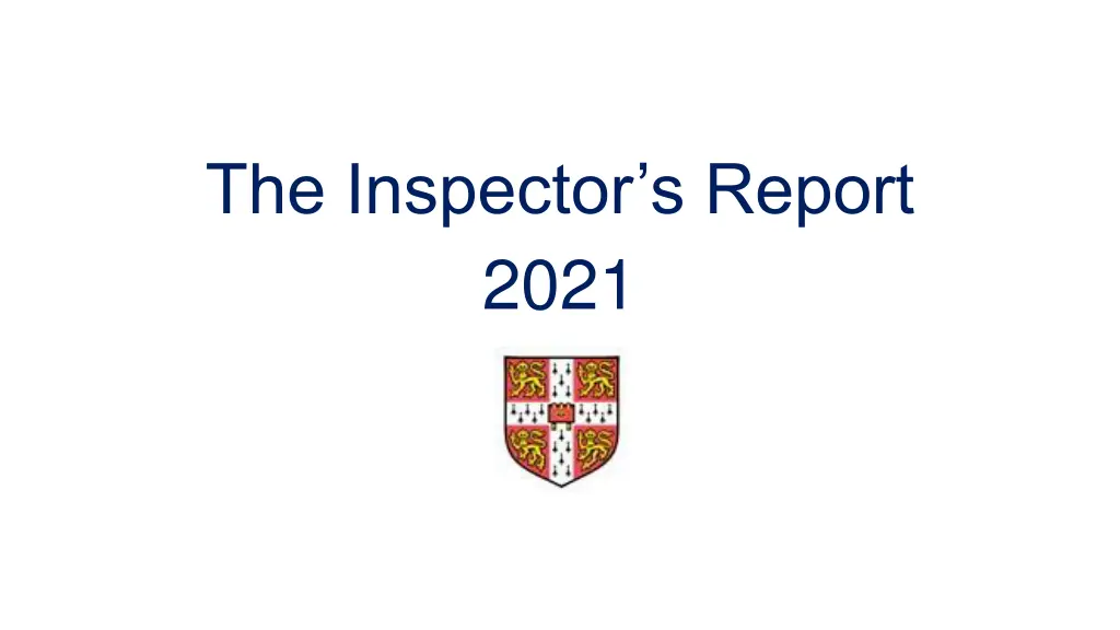 the inspector s report 2021 n.w