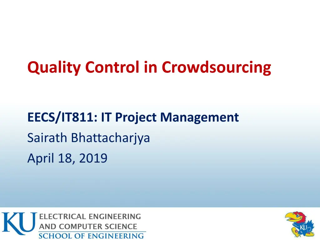 quality control in crowdsourcing n.w