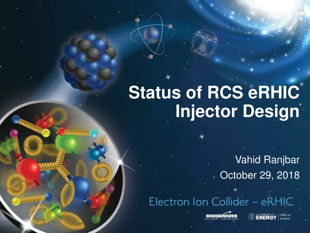 status of rcs erhic injector design n.w