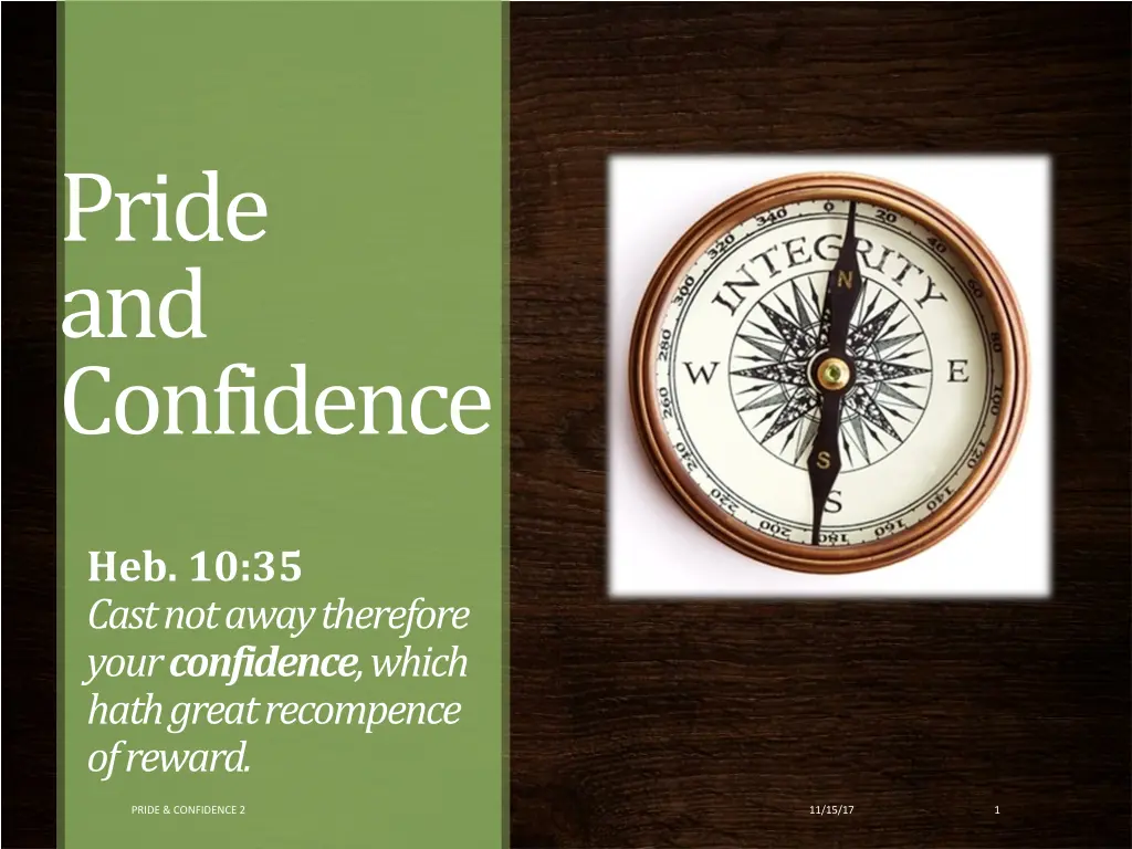 pride and confidence n.w