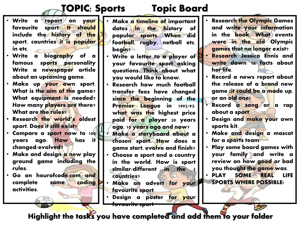 topic sports n.w