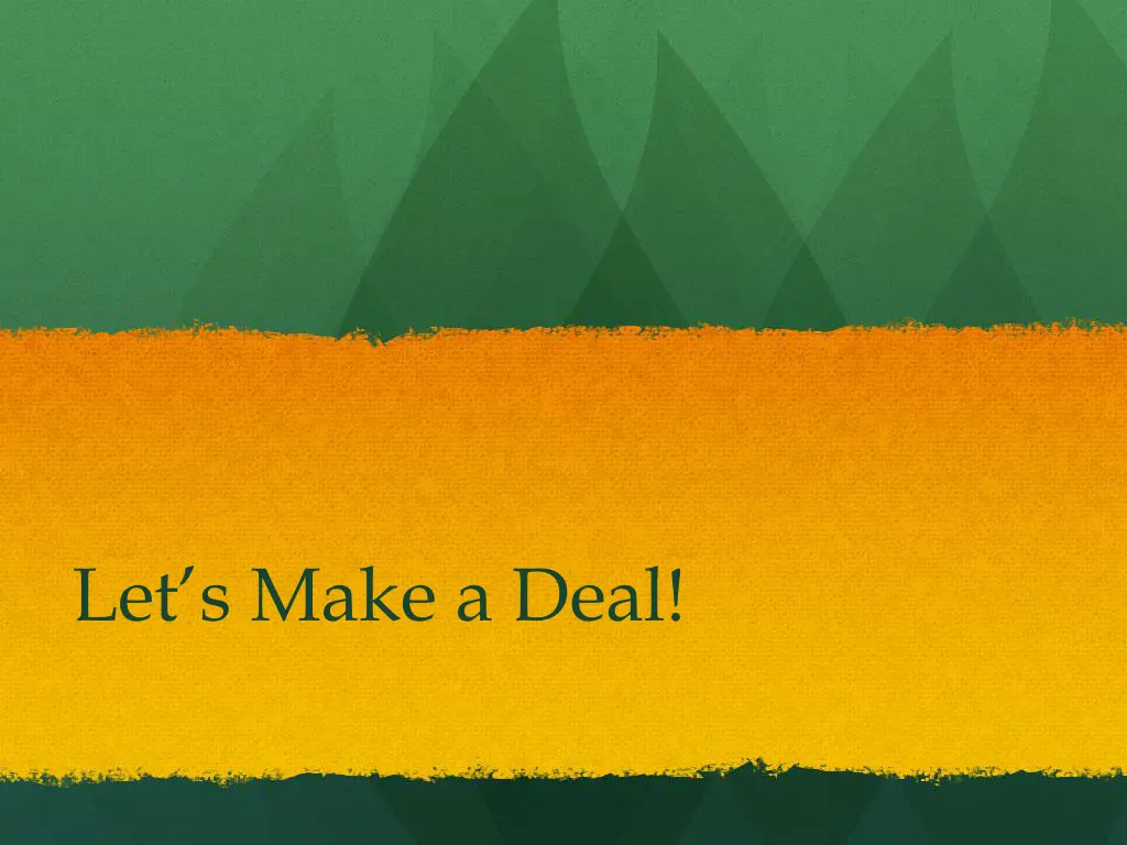 let s make a deal n.w