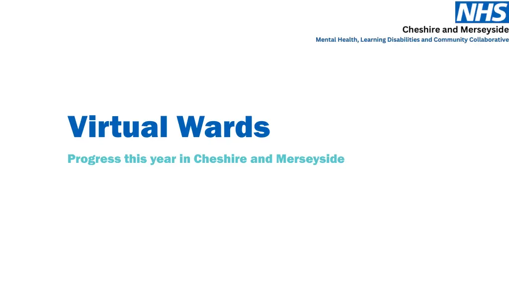 virtual wards n.w