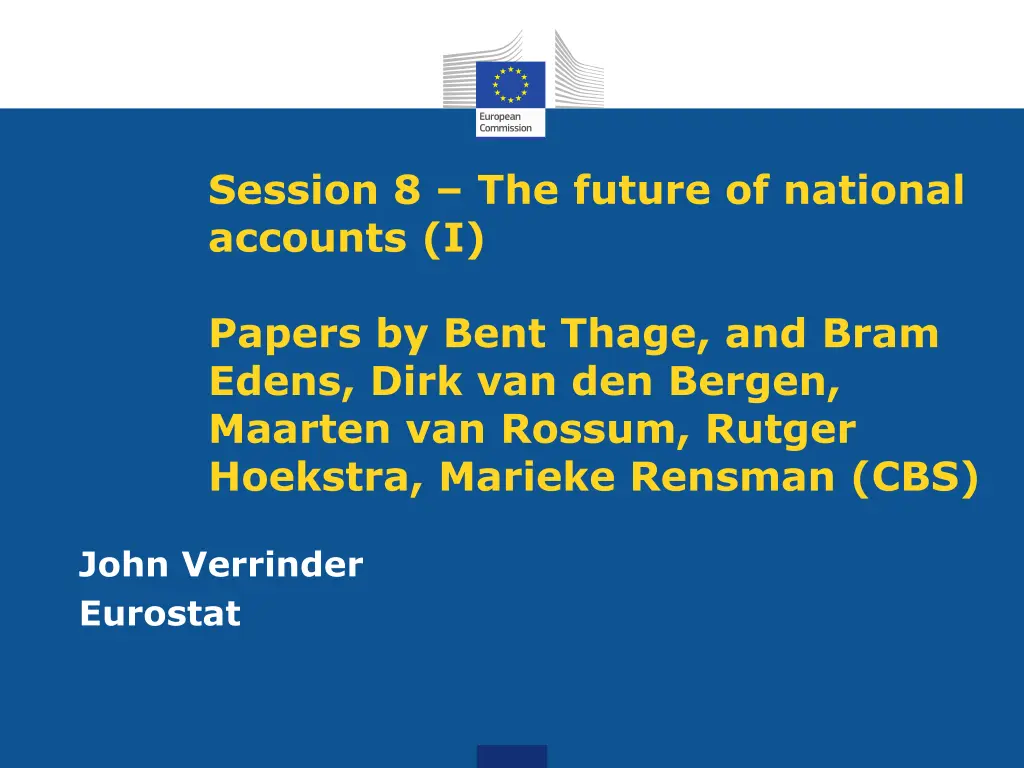 session 8 the future of national accounts i n.w