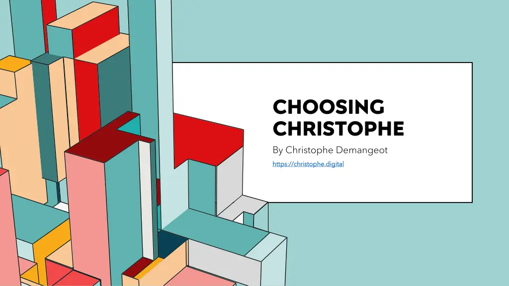 choosing christophe by christophe demangeot n.w