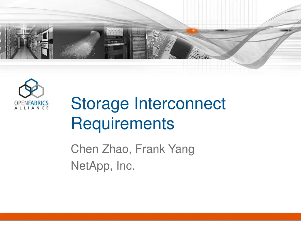 storage interconnect requirements n.w